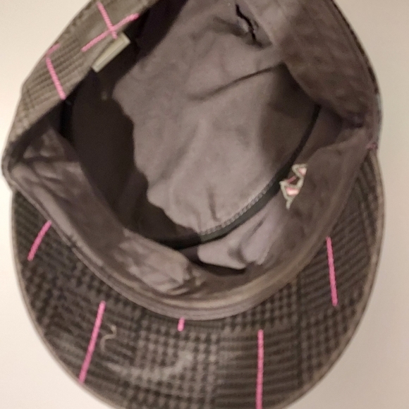 47 Twins New York Yankees Sun Tripper Hat Cap Gray Pink Logo MLB Baseball Womens - Picture 6 of 9